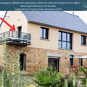  Hébergement de vacances Maison Comprenant Deux A Louer, Ensemble Ou Independamment, Capacite De 4 A 19 Personnes Idealement Place Pour Visiter Le Mont-saint-michel, Saint-malo Et Les Alentours